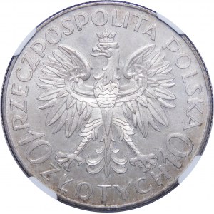 10 złotych Sobieski 1933 - OKAZOWY - UNIKATOWY