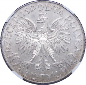 10 złotych Sobieski 1933 - OKAZOWY - UNIKATOWY