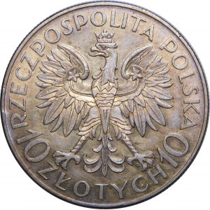 10 zlatých Sobieski 1933
