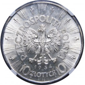10 zloty Pilsudski 1934 - OKAZOWY