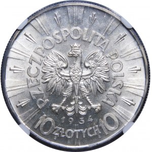 10 złotych Piłsudski 1934 - OKAZOWY
