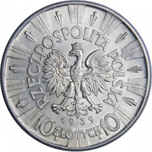 10 zlatých Pilsudski 1939