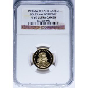 2000 złotych 1980 Bolesław Chrobry