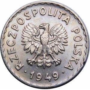 1 Zloty 1949 - Kupfernickel