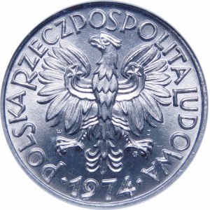 5 złotych Rybak 1974