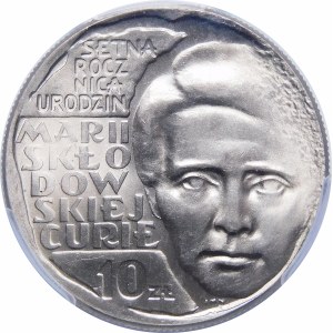 10 zlatých Skłodowska 1967