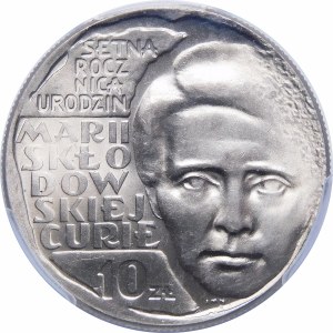 10 złotych Skłodowska 1967