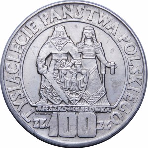 100 Zloty Mieszko i Dąbrówka 1966