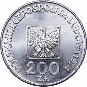200 złotych XXX LAT PRL 1974