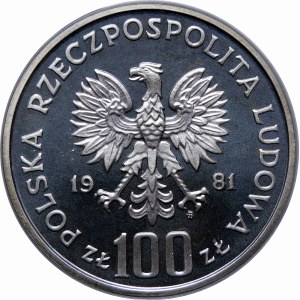 100 zlatých Wladyslaw Sikorski 1981
