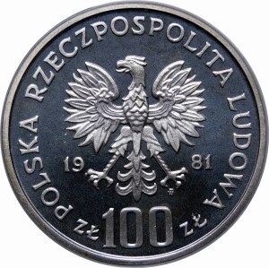 100 złotych Władysław Sikorski 1981