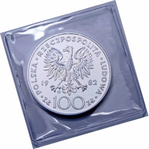 100 złotych Jan Paweł II 1982 - NIE OTWIERANA - ORYGINALNIE ZAPAKOWANA