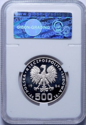 500 złotych Łabędź 1984