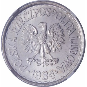 PRÓBA 1 złoty 1984 - MIEDZIONIKIEL