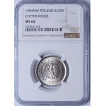 PRÓBA 1 złoty 1984 - MIEDZIONIKIEL