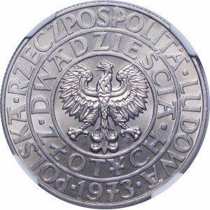 Próba 20 złotych Drzewo 1973 - miedzionikiel