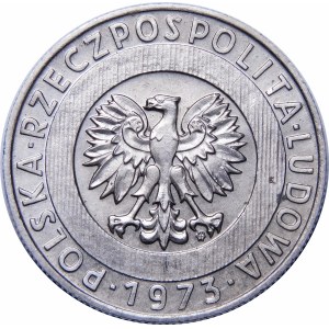 Próba 20 złotych Wieżowiec i Kłosy 1973 - miedzionikiel