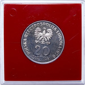 Próba 20 złotych Centrum Zdrowia Dziecka 1979 - miedzionikiel