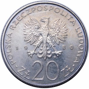 20 Goldprobe 1980 Lodz 1905 - Kupfer-Nickel
