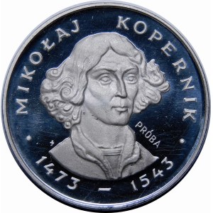 Próba 100 złotych Mikołaj Kopernik 1973 - srebro