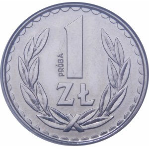 PRÓBA NIKIEL 1 złoty 1986