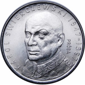 PRÓBA NIKIEL 10 złotych 1967 Karol Świerczewski