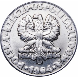PRÓBA NIKIEL 20 złotych 1964 Klucz, Sierp i Kielnia