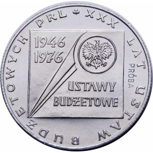 PRÓBA NIKIEL 20 złotych 1976 Ustawy Budżetowe