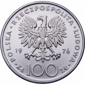 MUSTER NIKIEL 100 Zloty 1976 Kazimierz Pulawski