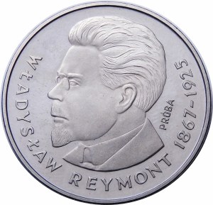 PRÓBA NIKIEL 100 złotych 1977 Władysław Reymont