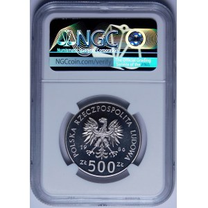 PRÓBA NIKIEL 500 złotych 1986 MŚ Meksyk