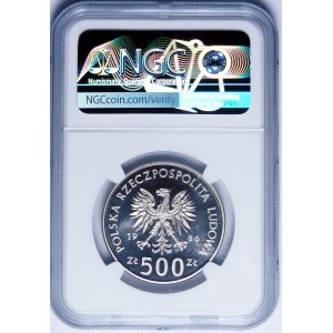 PRÓBA NIKIEL 500 złotych 1986 MŚ Meksyk