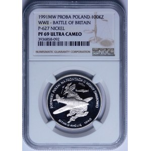 PRÓBA NIKIEL 100000 złotych 1991, Bitwa o Anglię