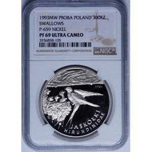 PRÓBA NIKIEL 300000 złotych 1993, Jaskółki