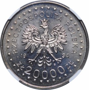 20000 PLN 1994 Kościuszkovo povstání