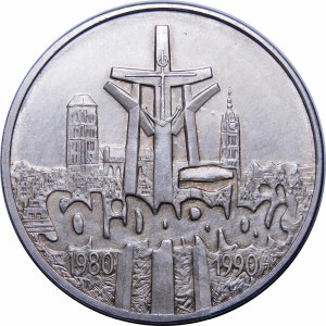 100000 złotych 1990 Solidarność Typ A