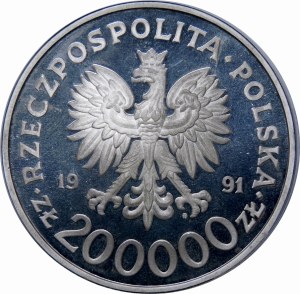 200000 zloty 1991 Constitution of the 3rd of May