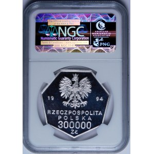 300000 złotych 1994 70-lecie Odrodzenia Banku Polskiego