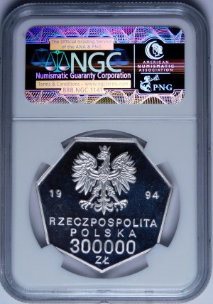 300000 złotych 1994 70-lecie Odrodzenia Banku Polskiego