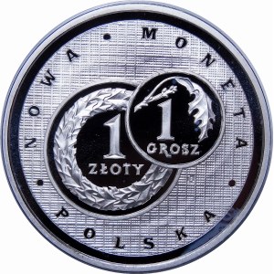 Medal - Nowa Moneta Polska Złotogrosz - srebro