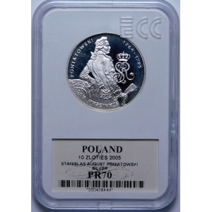 10 złotych 2005 Stanisław August Poniatowski