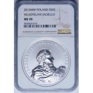 SSA 50 złotych 2015 Władysław Jagiełło