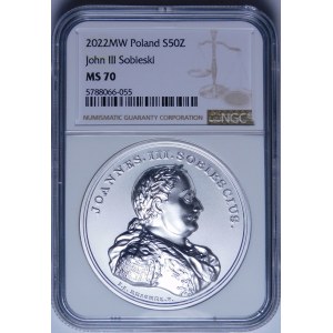 SSA 50 złotych 2022 Jan III Sobieski