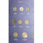 Set of communist circulation coins 1973-1990 in albums - 162 Coins