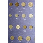 Súbor komunistických obehových mincí 1973-1990 v albumoch - 162 mincí