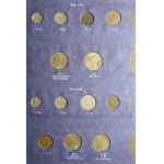 Sada komunistických oběžných mincí 1973-1990 v albech - 162 mincí