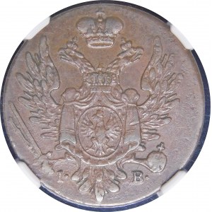 Kongresové kráľovstvo, Alexander I, 1 penny 1822 IB from KRAINE, Warsaw