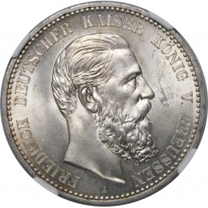 Německo, Prusko, Frederick III, 5 marek 1888 A Berlin