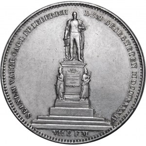 Deutschland, Baden, Karl Leopold Friedrich, 2 Taler 1844 Karlsruhe