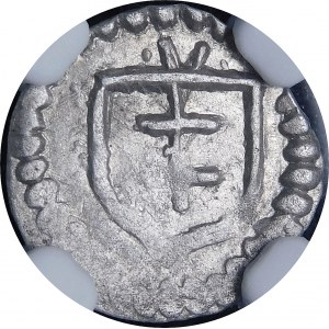 Ladislaus II Jagiello, Wschowa denarius - beautiful and b. rare